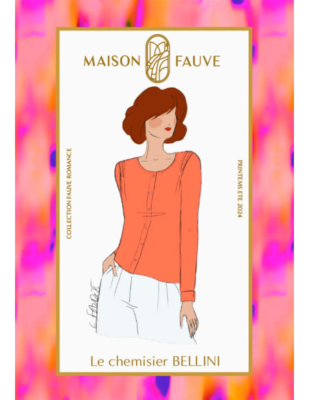 Bellini Blouse Pattern - Maison Fauve