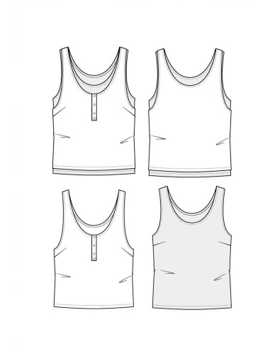 Spritz Tank Top Pattern - Maison Fauve