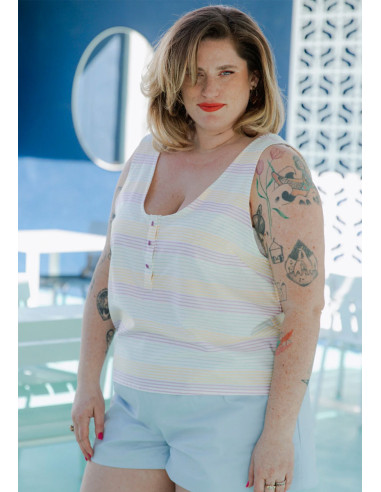 Spritz Tank Top Pattern - Maison Fauve