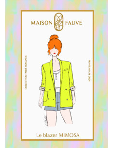 Mimosa Blazer Pattern - Maison Fauve 2