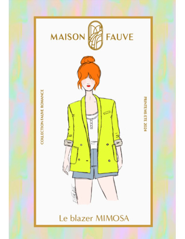 Mimosa Blazer Pattern - Maison Fauve