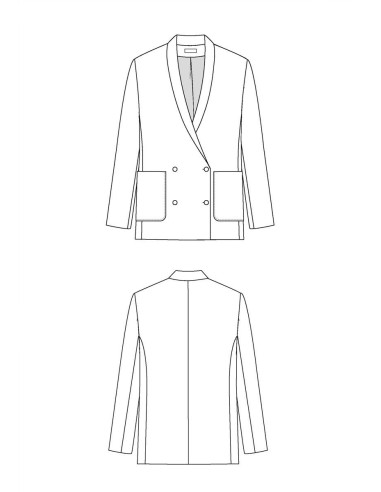 Mimosa Blazer Pattern - Maison Fauve