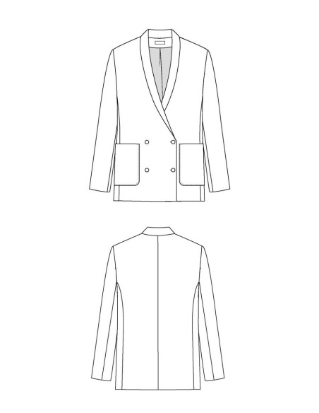 Mimosa Blazer Pattern - Maison Fauve