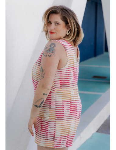 Cosmopolitan Romper Pattern - Maison Fauve