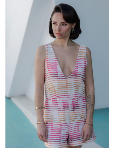 Cosmopolitan Romper Pattern - Maison Fauve