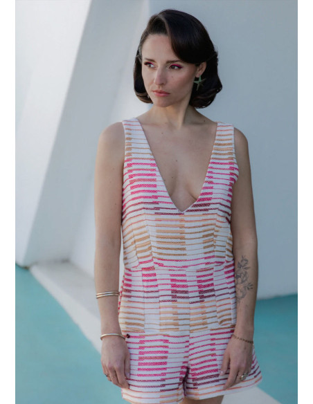Cosmopolitan Romper Pattern - Maison Fauve