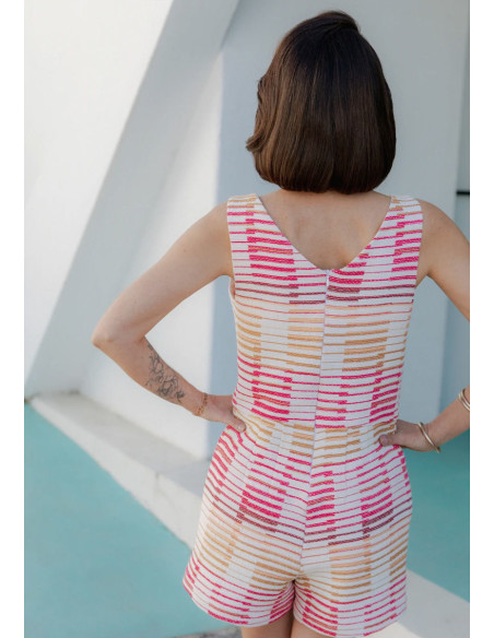 Cosmopolitan Romper Pattern - Maison Fauve