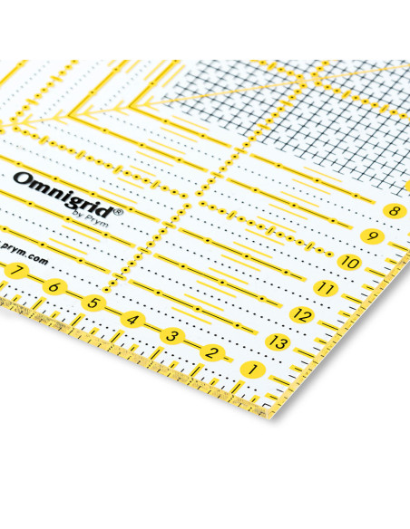 Omnigrid patchwork ruler grid 15 x 15 cm