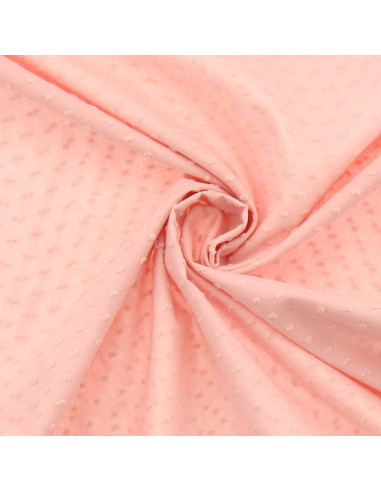 Cotton plumetis fabric - Pink