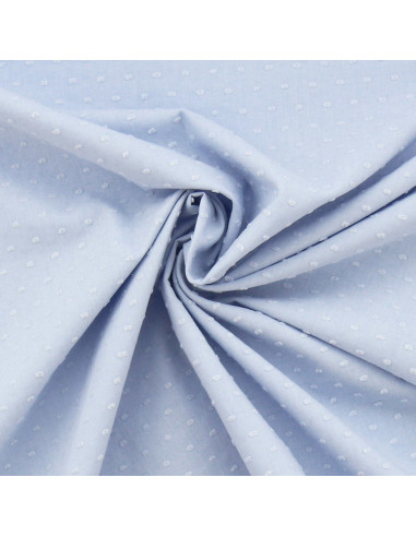 Lavender Swiss dot cotton fabric