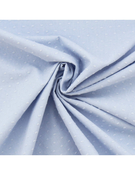 Lavender Swiss dot cotton fabric