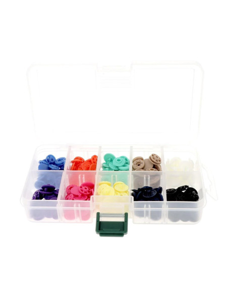 Box of 80 magic snaps without pliers 13 mm