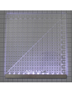 Carolina Moore luminous patchwork ruler 12.5 x 12.5 inch