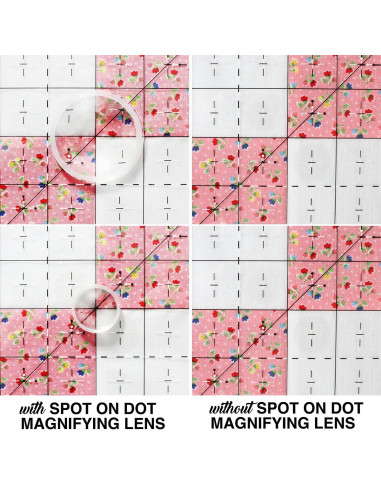 Spot On Dot The Gypsy Quilter lens set for patchwork rulers
