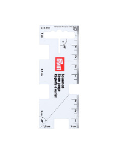Plastic hem gauge