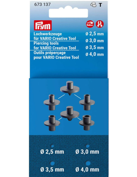 Pre-drilling tools for VARIO Creative tool 2.5 to 4.0 mm