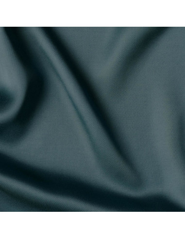 Peacock Viscose Satin Fabric - La Maison Naïve