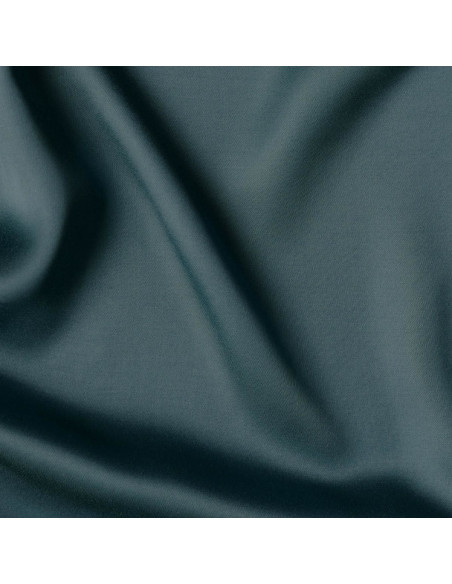 Peacock Viscose Satin Fabric - La Maison Naïve