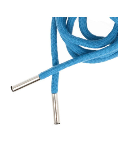 Light blue sweatshirt cord with tips