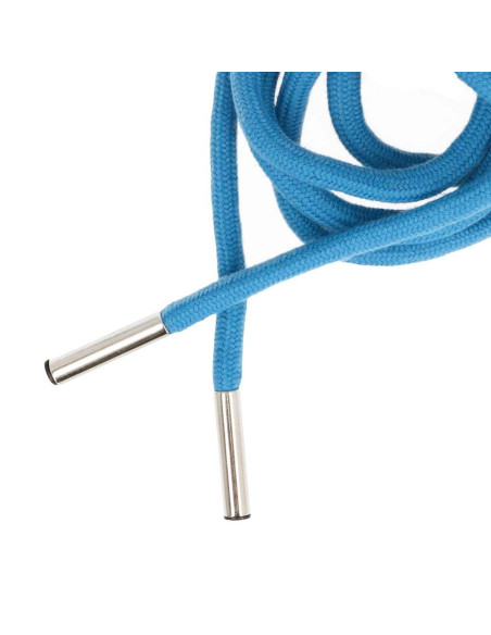 Light blue sweatshirt cord with tips