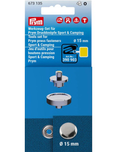 Snap button tool kit for sports camping
