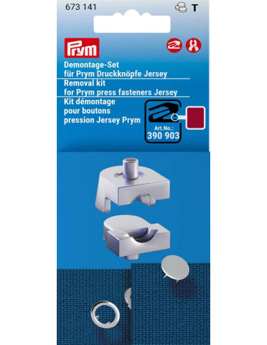 Jersey Prym snap button removal kit