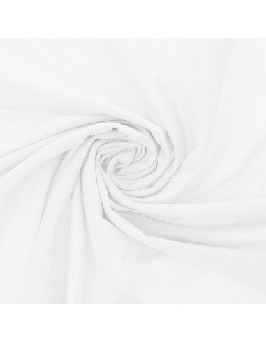 Scuba crepe fabric - White
