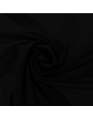 Scuba crepe fabric - Black
