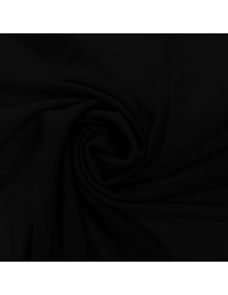 Scuba crepe fabric - Black