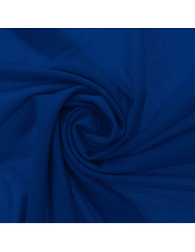 Scuba crepe fabric - Royal blue