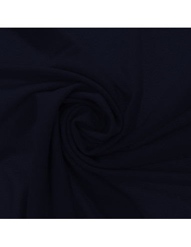 Scuba crepe fabric - Navy blue