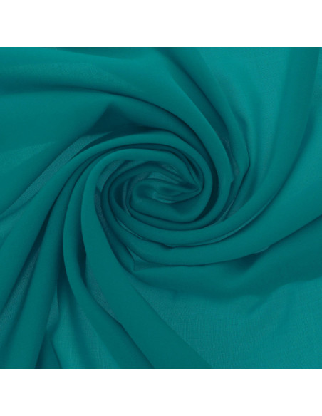 Polyester jersey fabric - Teal blue