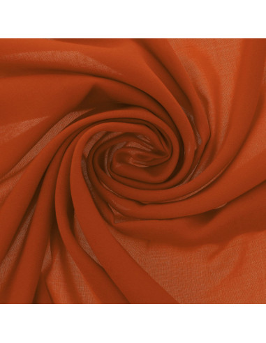 Polyester jersey fabric - Burnt orange