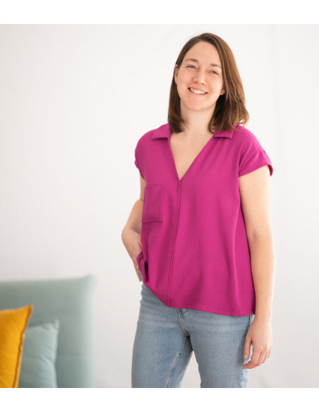 Hopp Blouse Pattern - Anna Rose Patterns