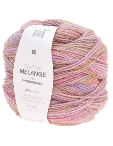 Creative Melange Aran Wonderball Rico Design Wool