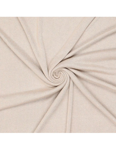 Lurex knit fabric - Natural