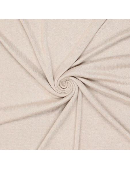 Lurex knit fabric - Natural