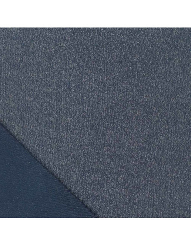Lurex knit fabric - Blue