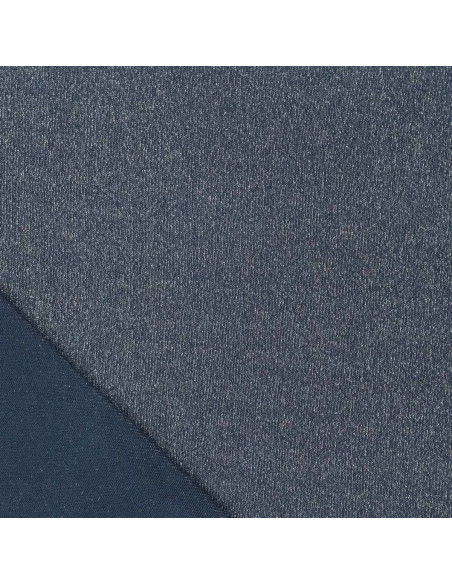Lurex knit fabric - Blue