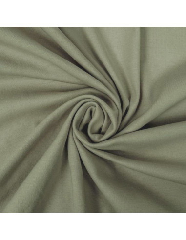 100% cotton jersey fabric - Light khaki