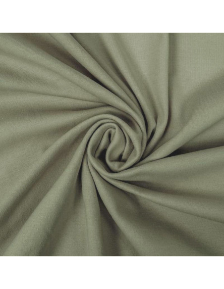100% cotton jersey fabric - Light khaki