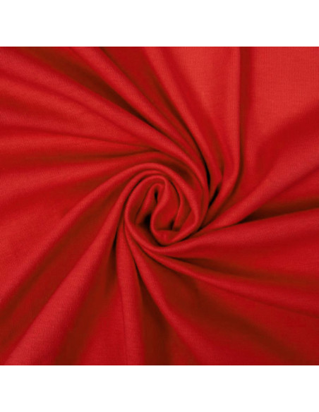 100% cotton jersey fabric - Red