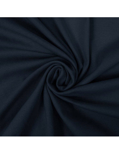 100% cotton jersey fabric - Dark blue
