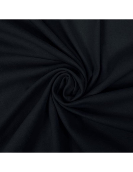100% cotton jersey fabric - Black