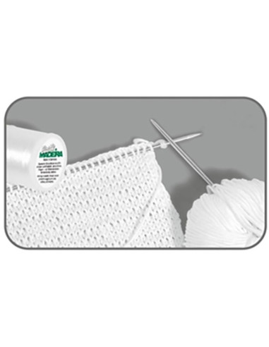 Invisible elastic knitting thread