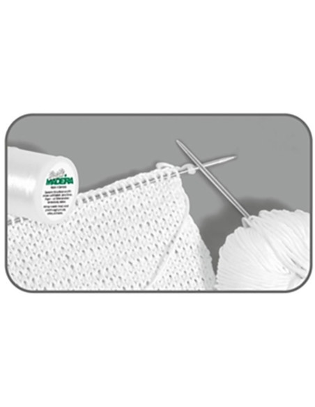 Invisible elastic knitting thread