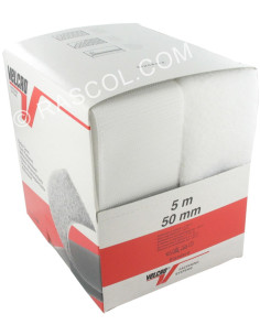 VELCRO® Brand sew-on white 50 mm wide box of 5 meters