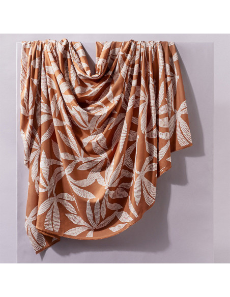 Viscose fabric Kaola Pecan Pie - Atelier Brunette