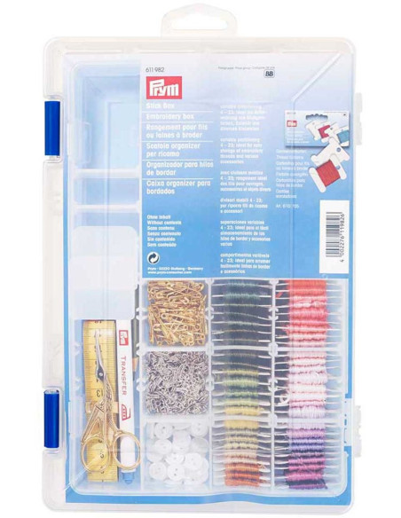 Storage for embroidery threads or yarns