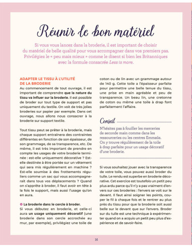 Book the embroidery guide